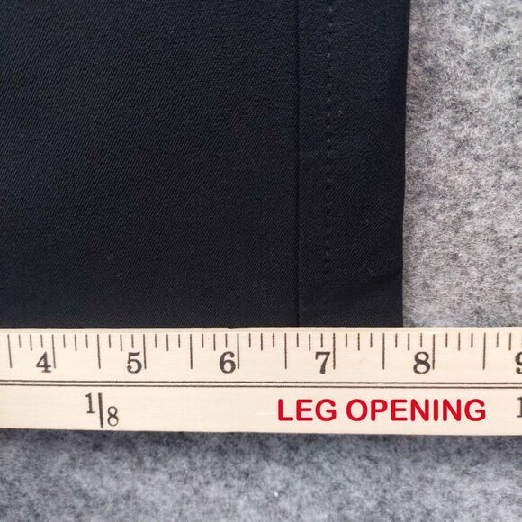 Isaac Mizrahi Live 24/7 Pant Size 10 Black Stretch Straight Leg - Picture 7 of 13